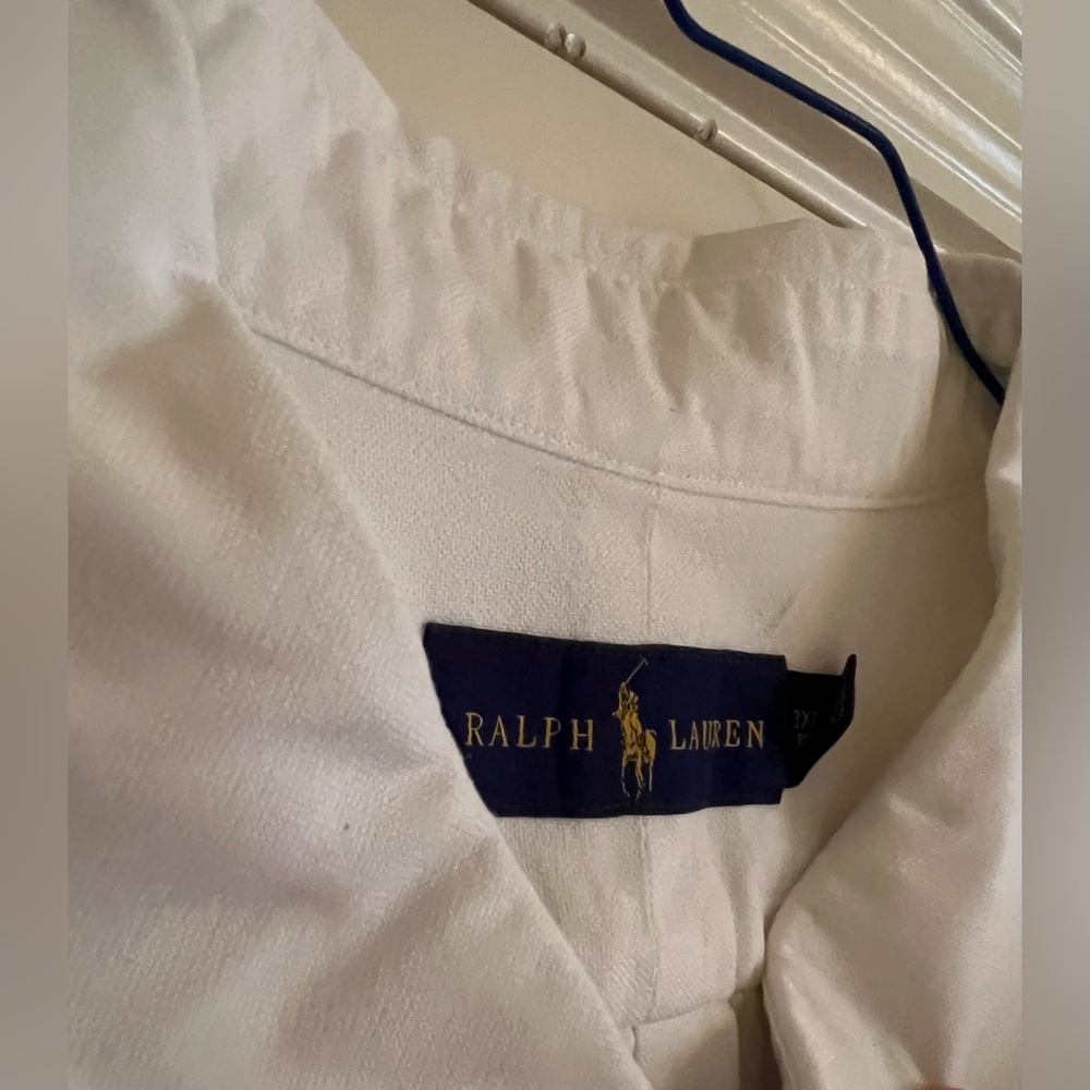 Ralph Lauren Men’s White Short Sleeve Button Down Shirt 3XB - Picture 4 of 7